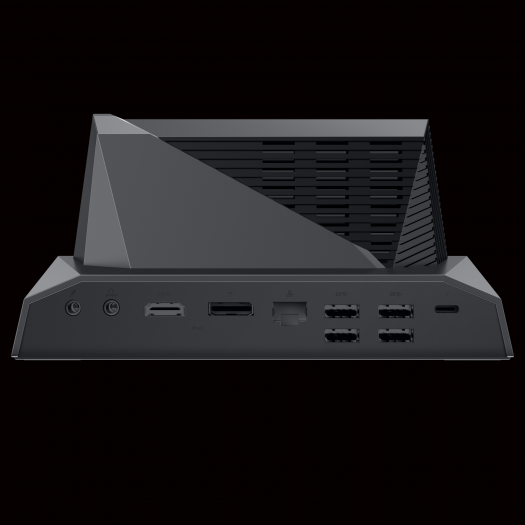 Der Moile Desktop Dock bietet eine Reihe von Anschlüssen. (Bild: Asus)